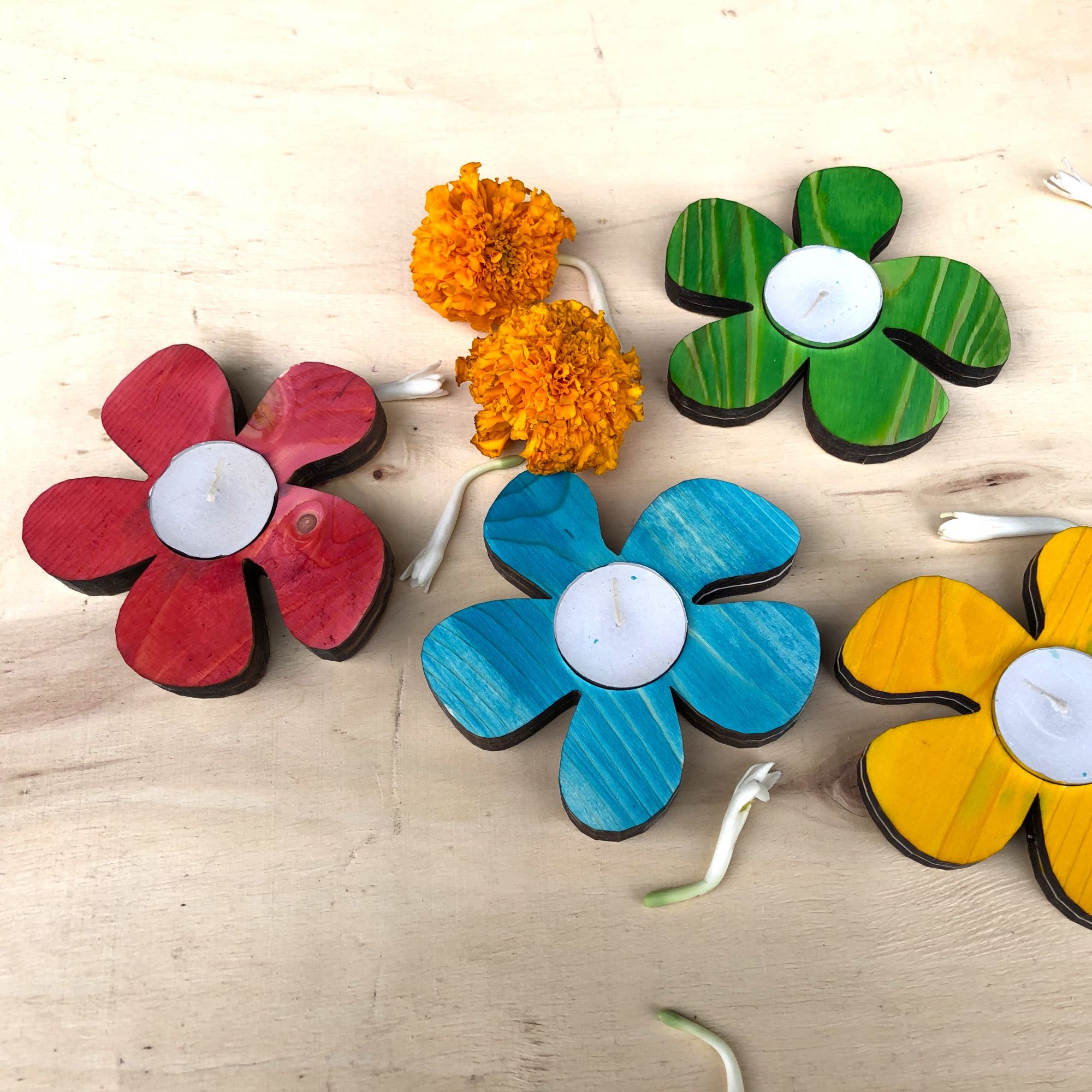 Flower Candle Holder