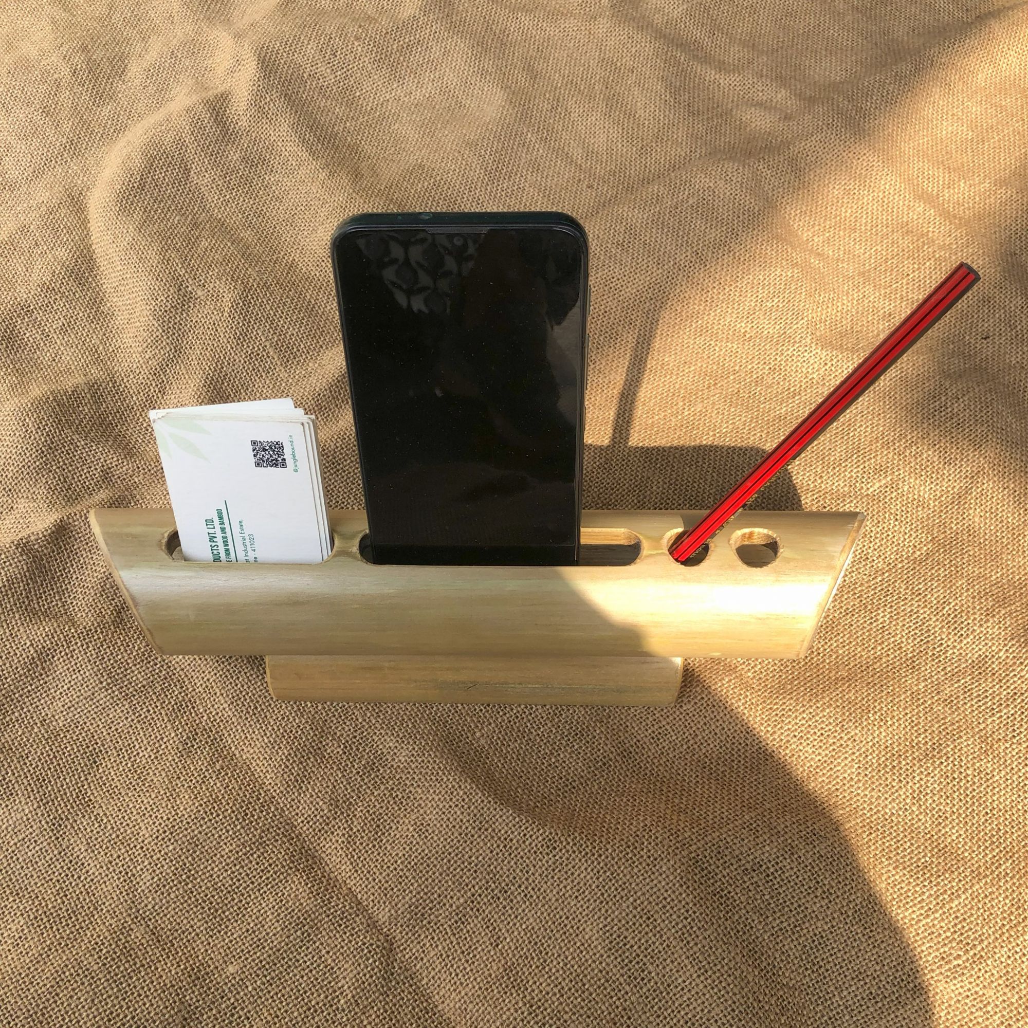 Bamboo Speaker cum Organizer