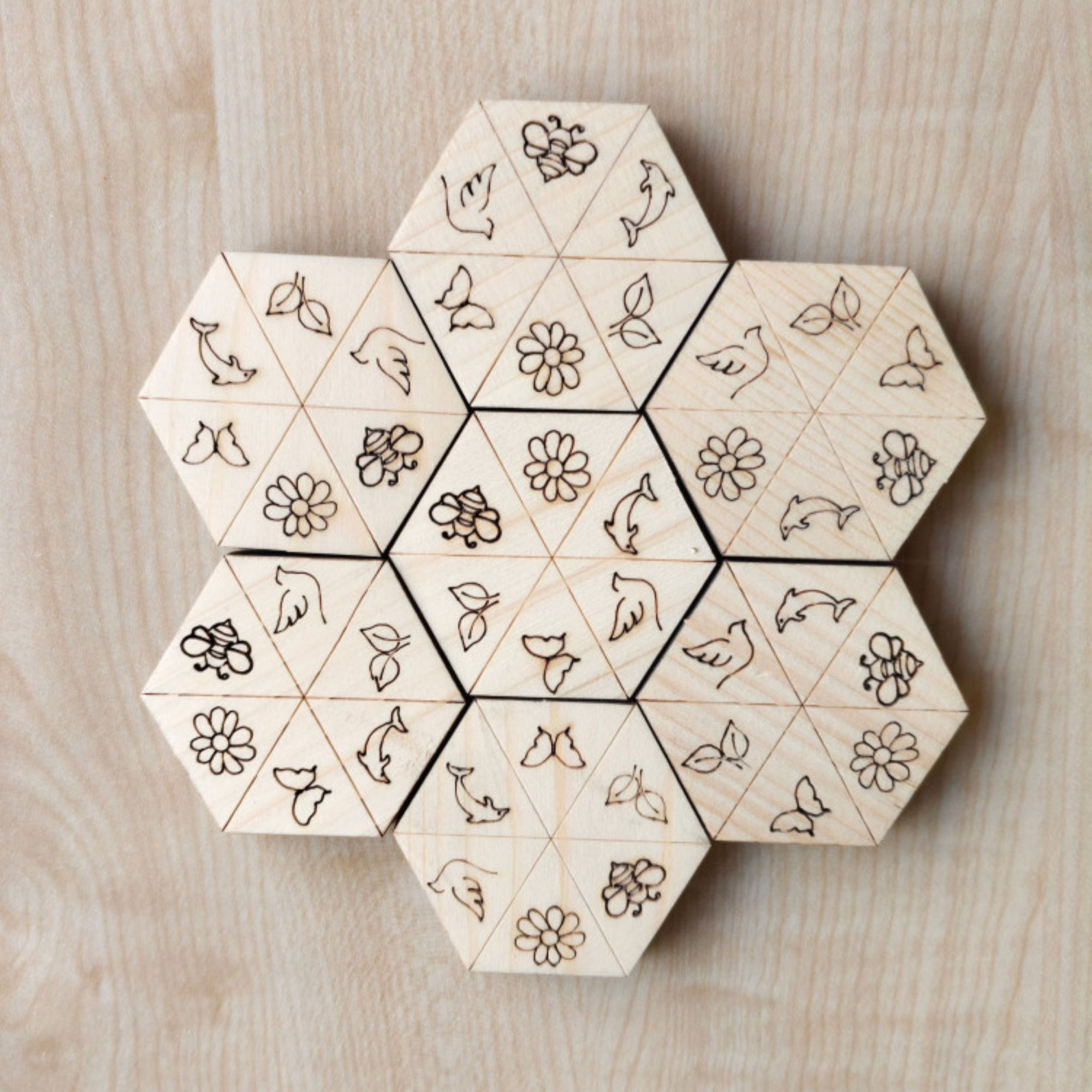 Wooden Brain Game