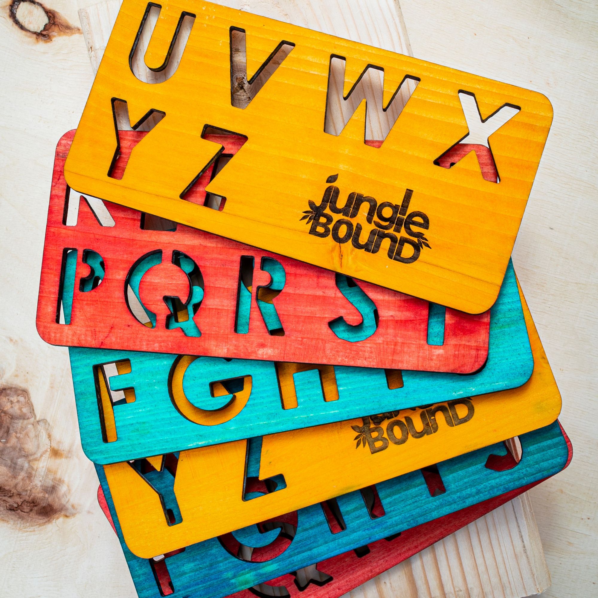 Alphabet Stencil and Trainer - Set of 3 Stencils