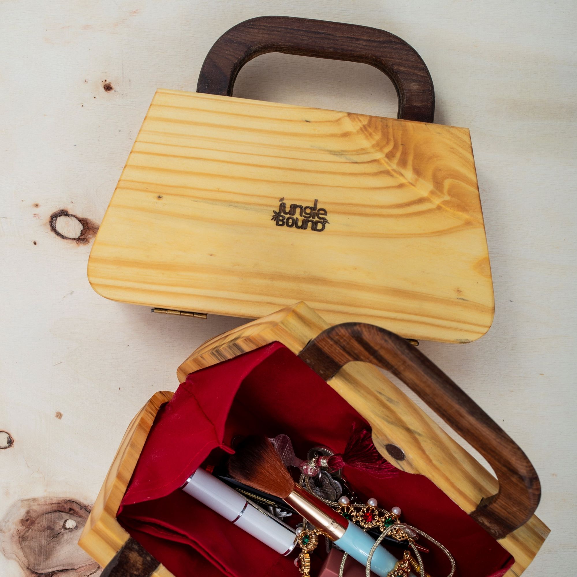 Classic Wooden Purse