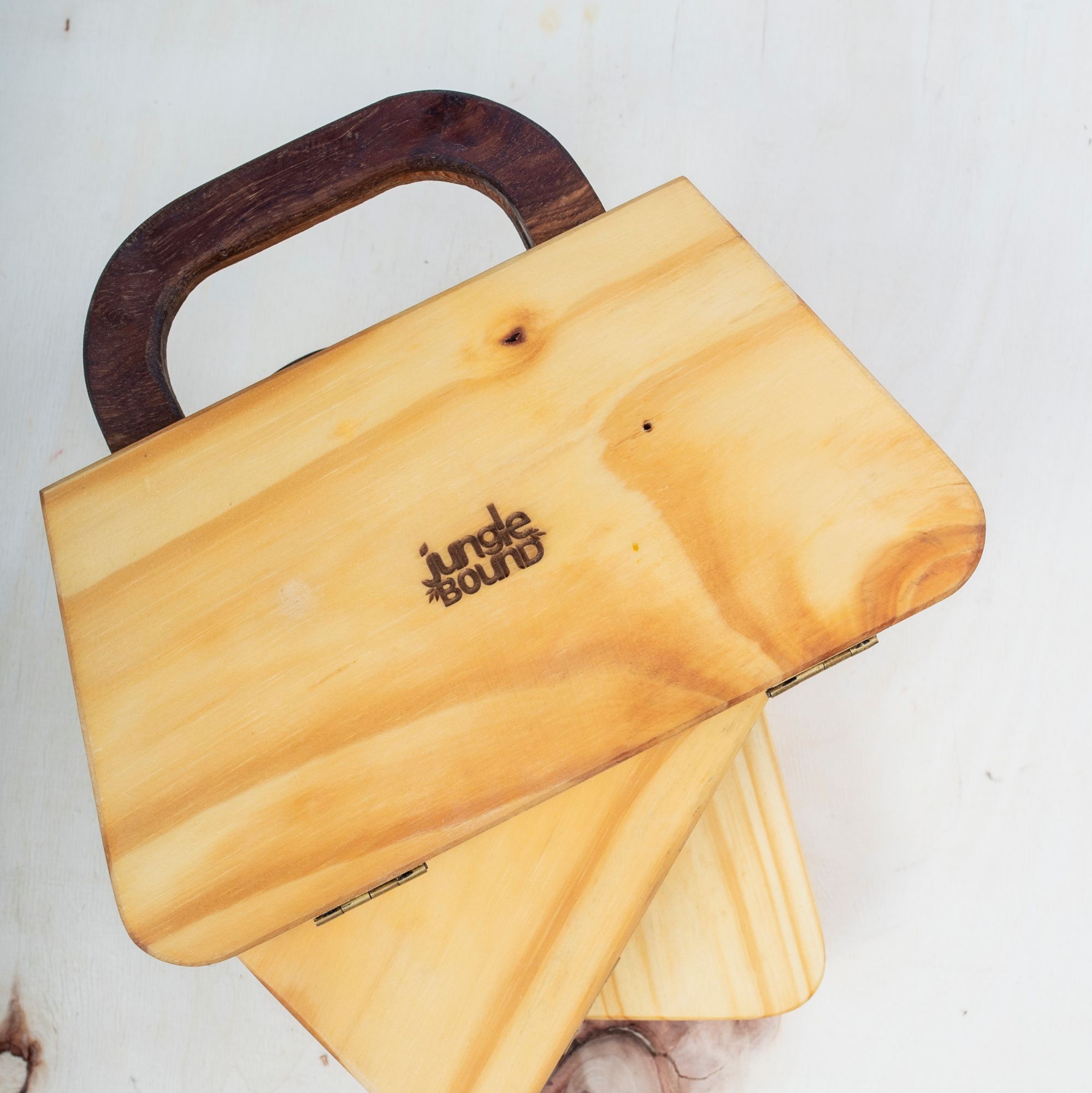 Classic Wooden Purse