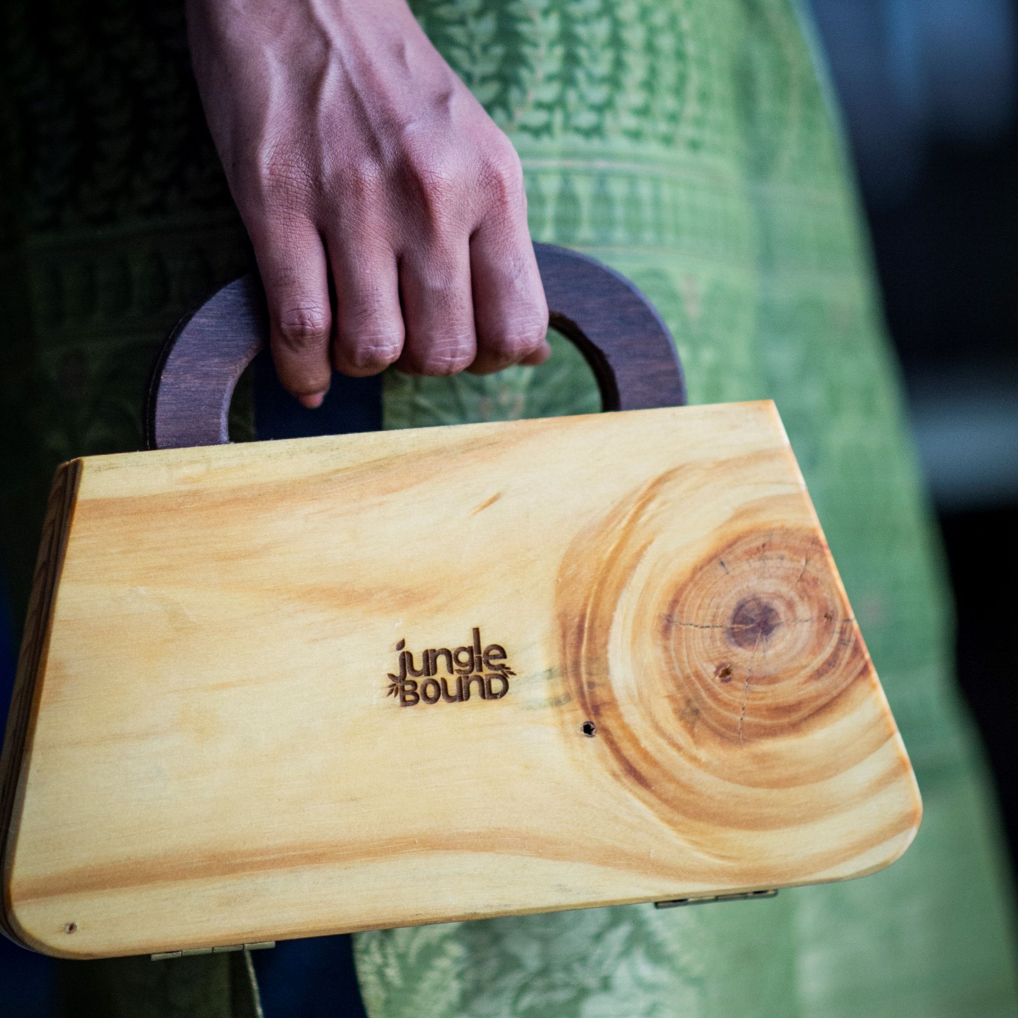 Classic Wooden Purse