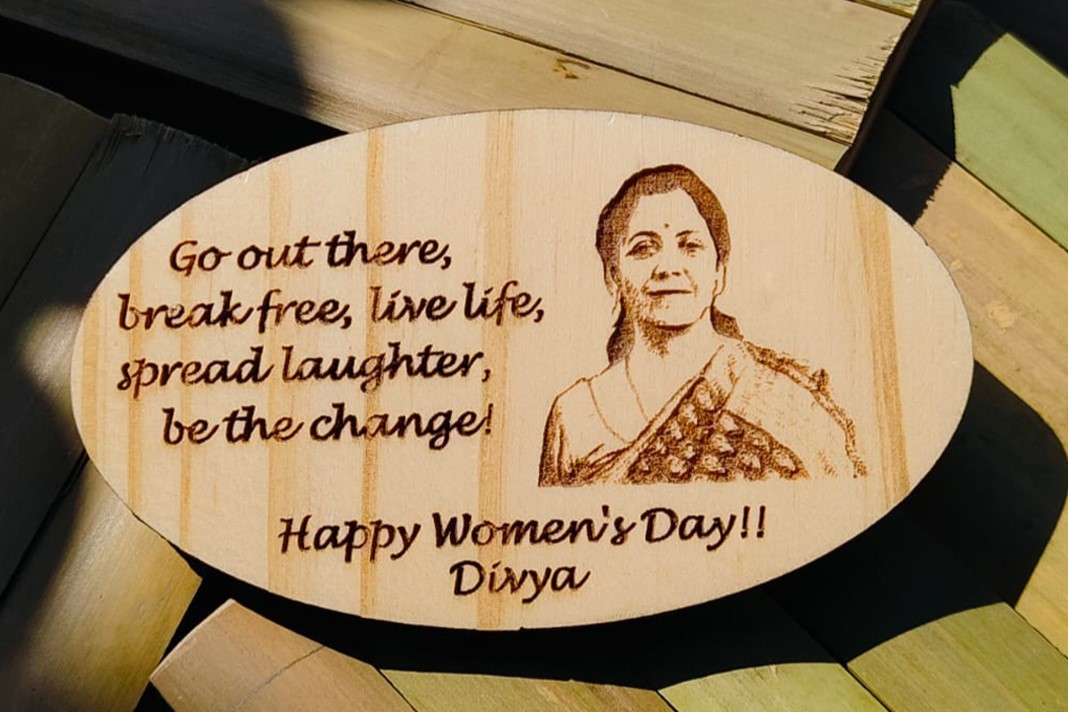 Wooden Fridge Magnet