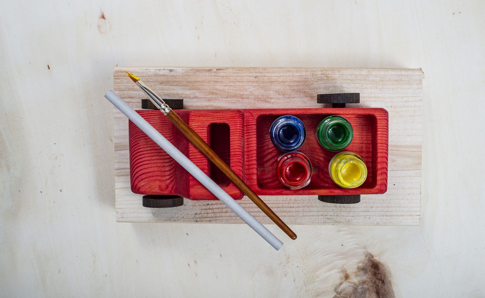 Wooden Toy Truck