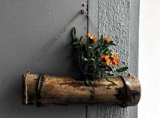 Bamboo Planter Large