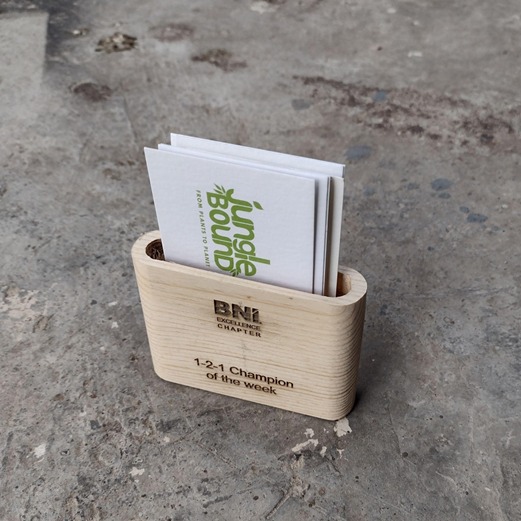 Wooden Card Holder