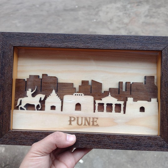 Wooden City Frame