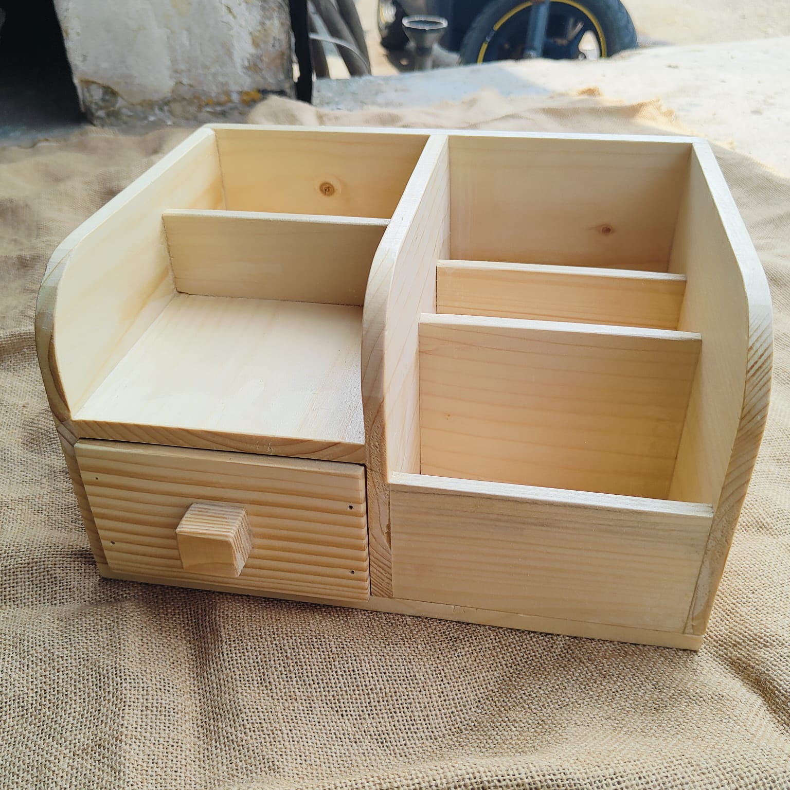 Wooden Desk Organizer