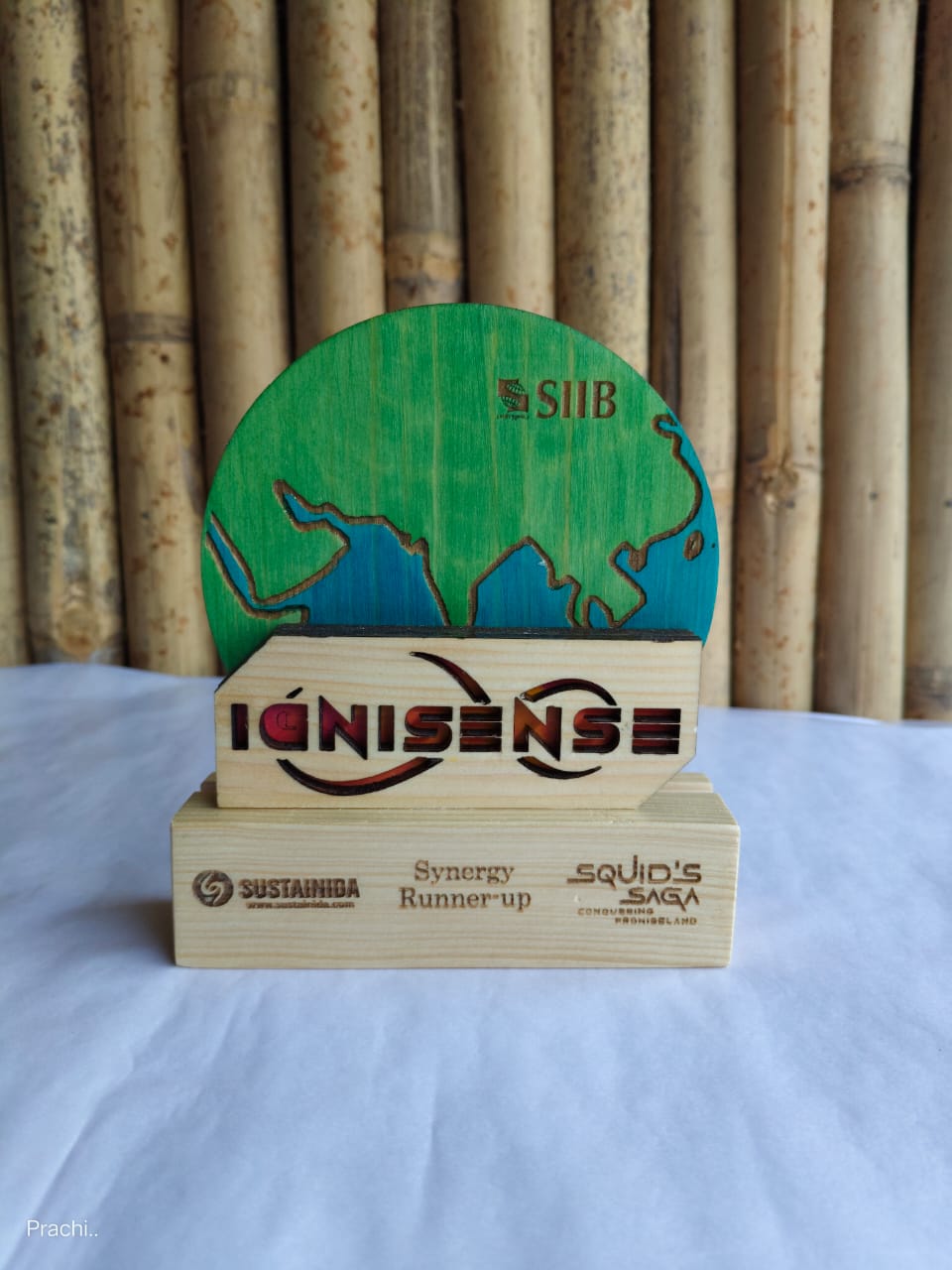 Wooden Globe Trophy