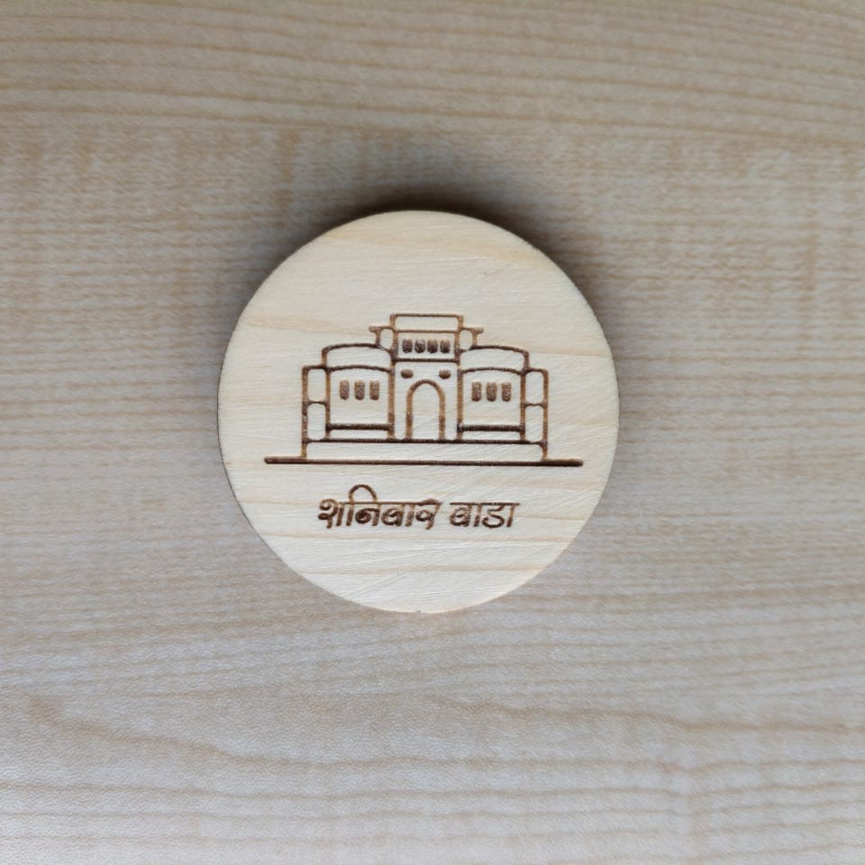 Wooden Fridge Magnet