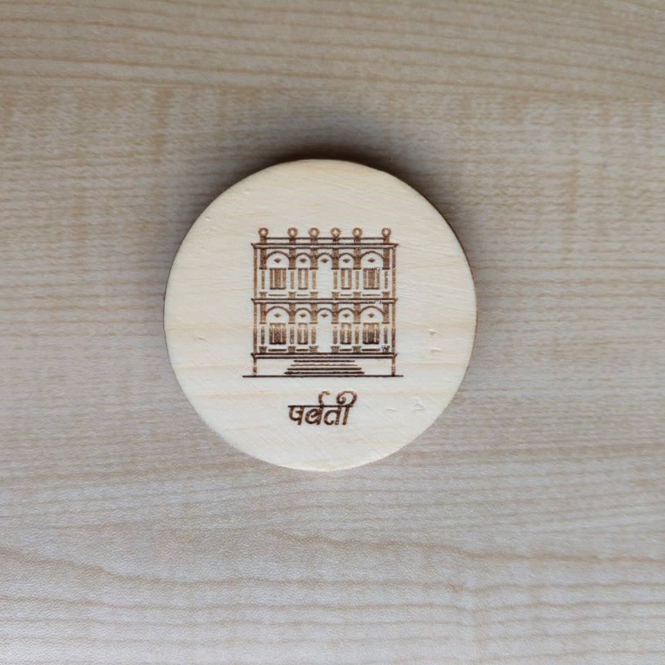 Wooden Fridge Magnet