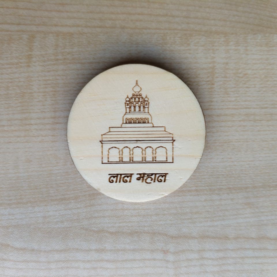 Wooden Fridge Magnet