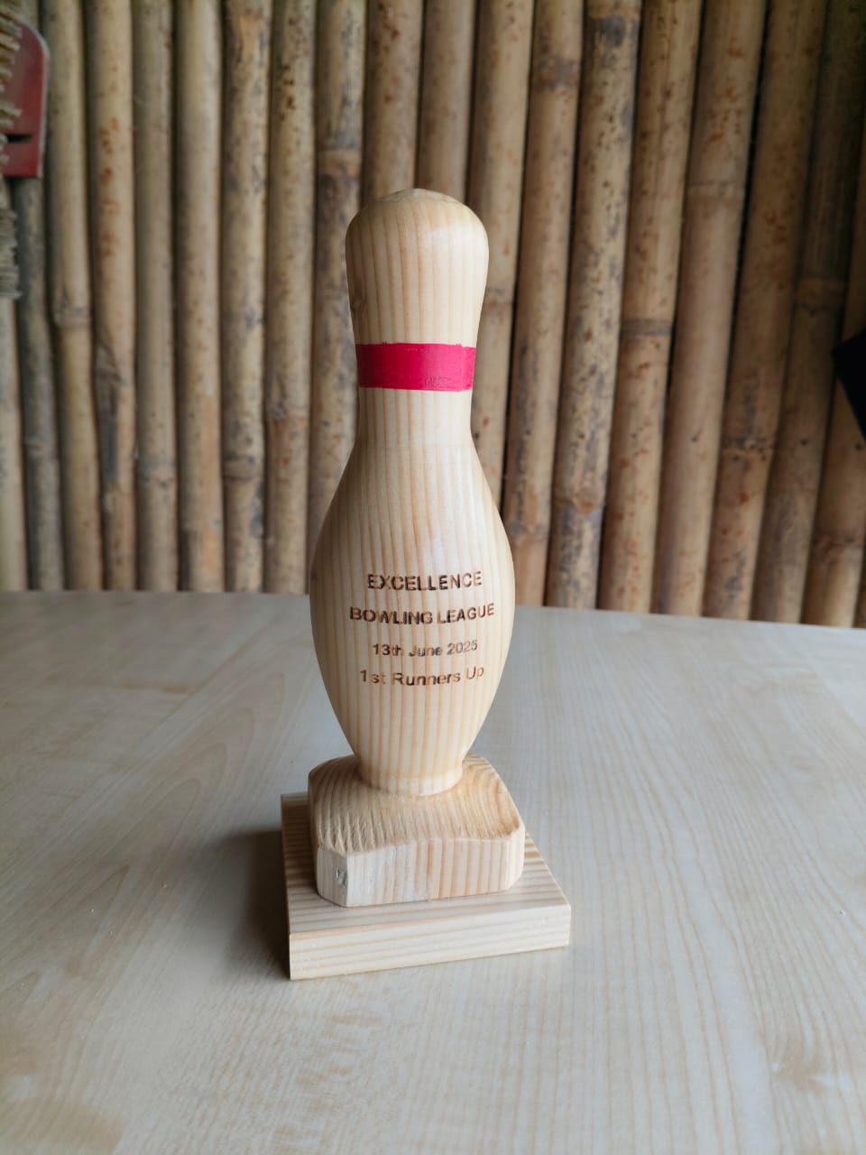 Eco-friendly Bowling Trophy