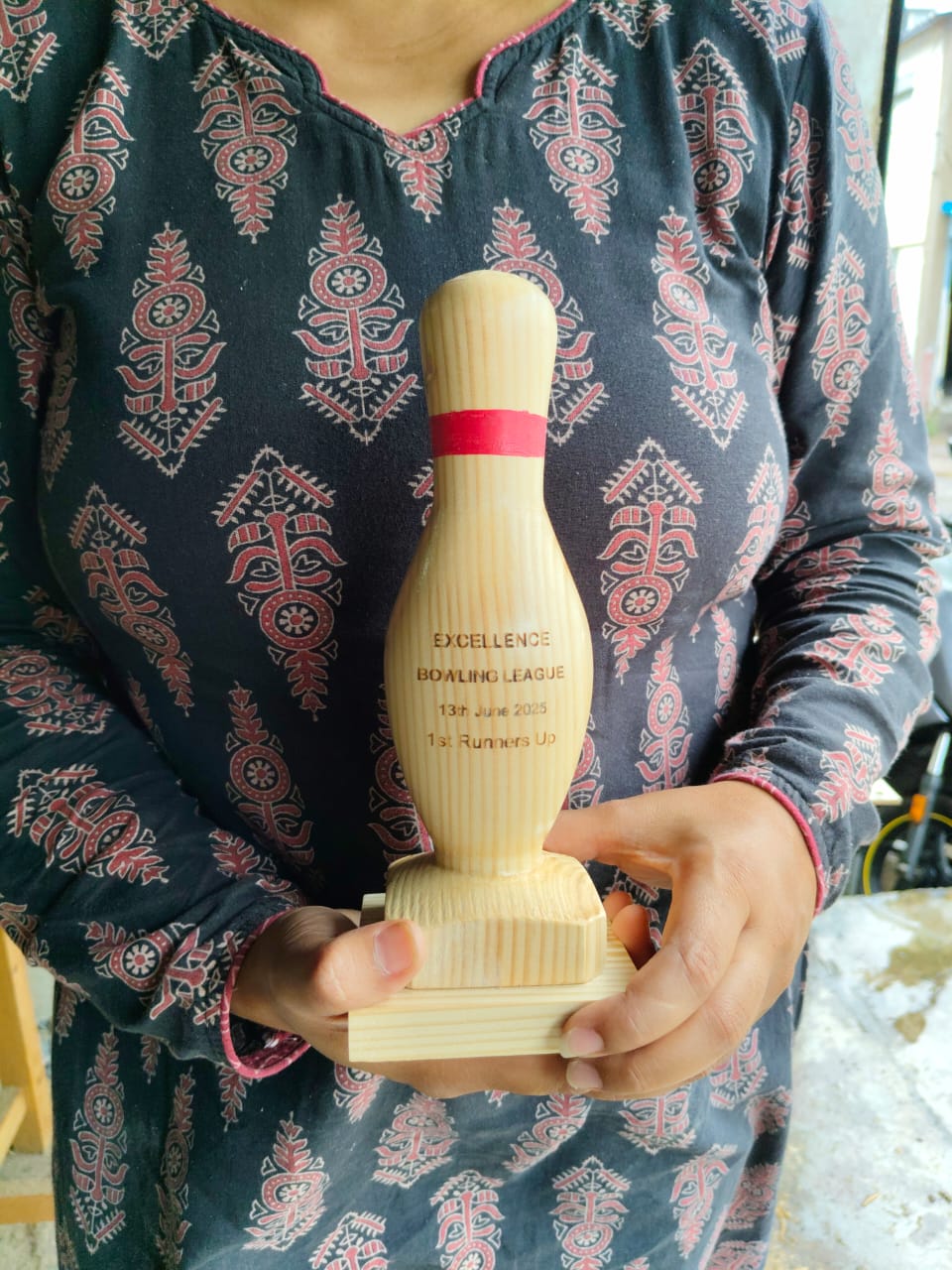Eco-friendly Bowling Trophy