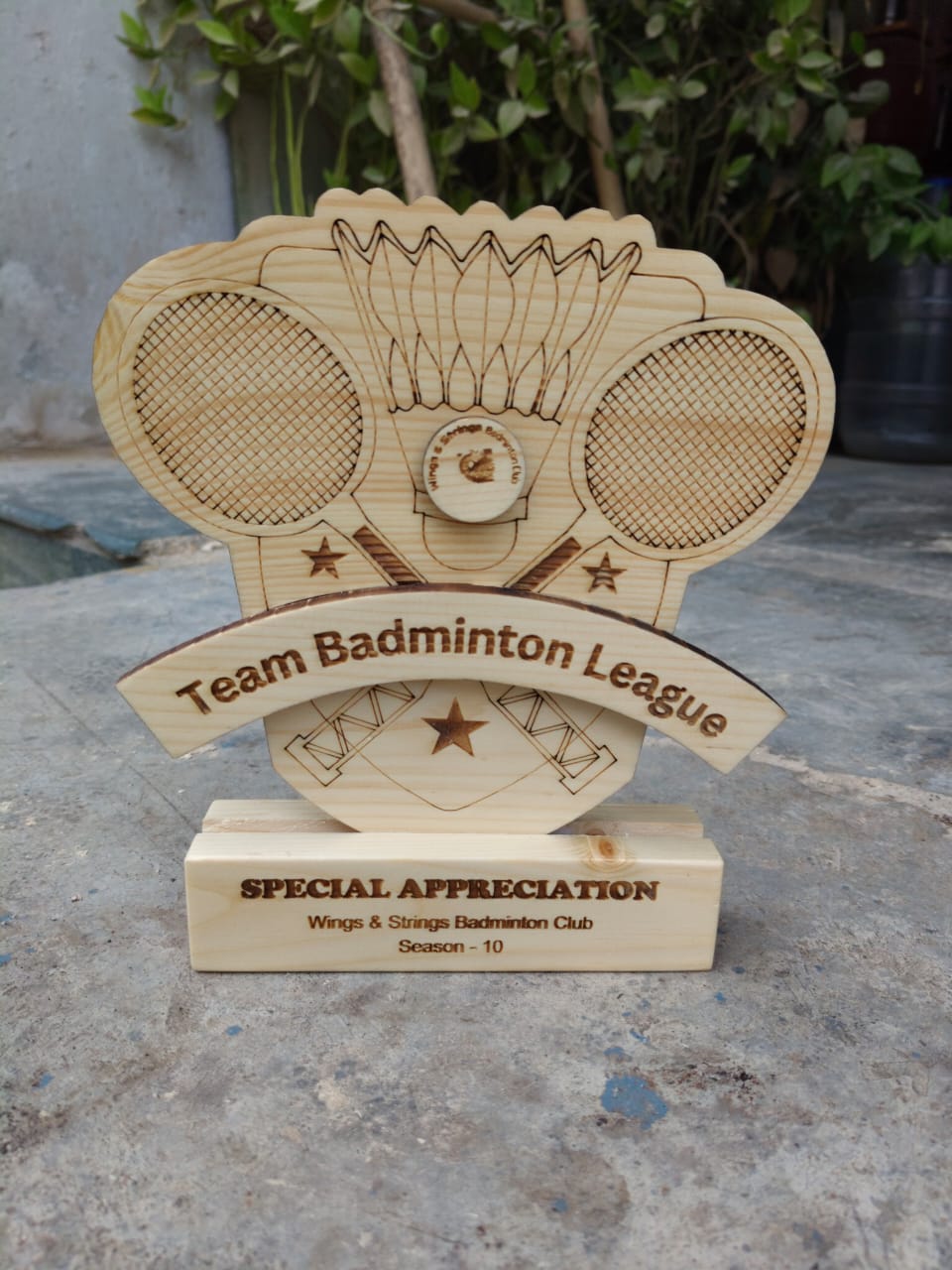 Wooden Trophy