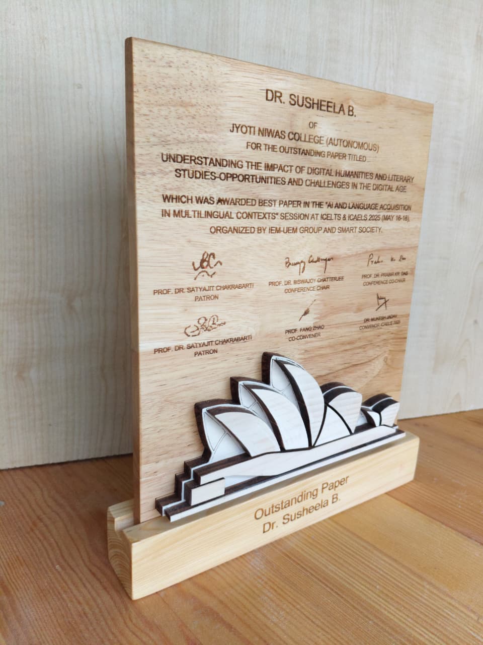 Eco-Friendly Trophy