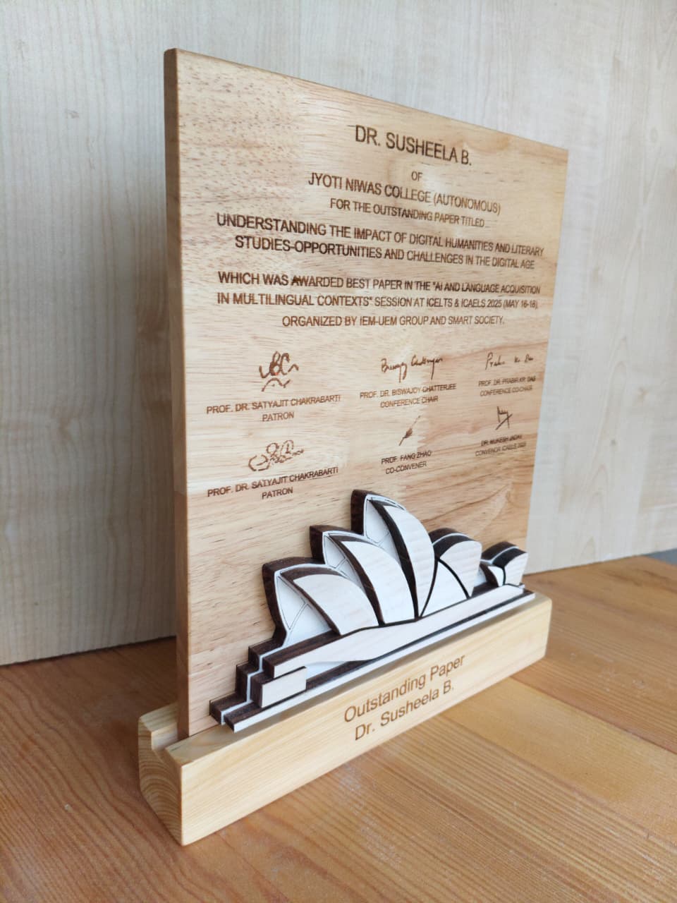 Eco-Friendly Trophy