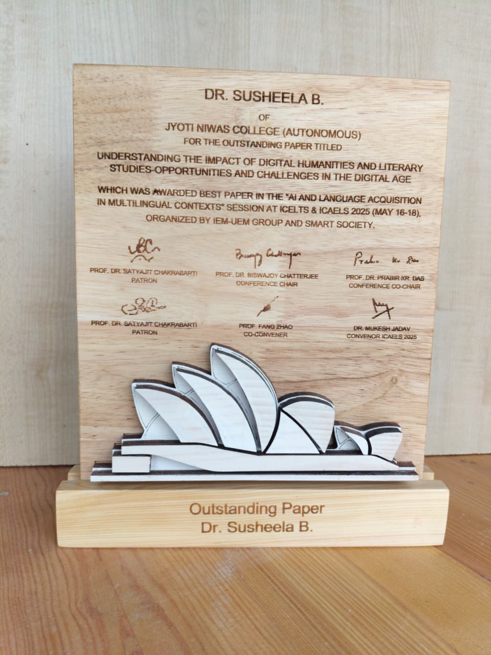 Eco-Friendly Trophy
