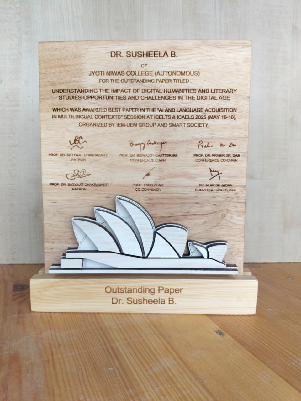 Eco-Friendly Trophy
