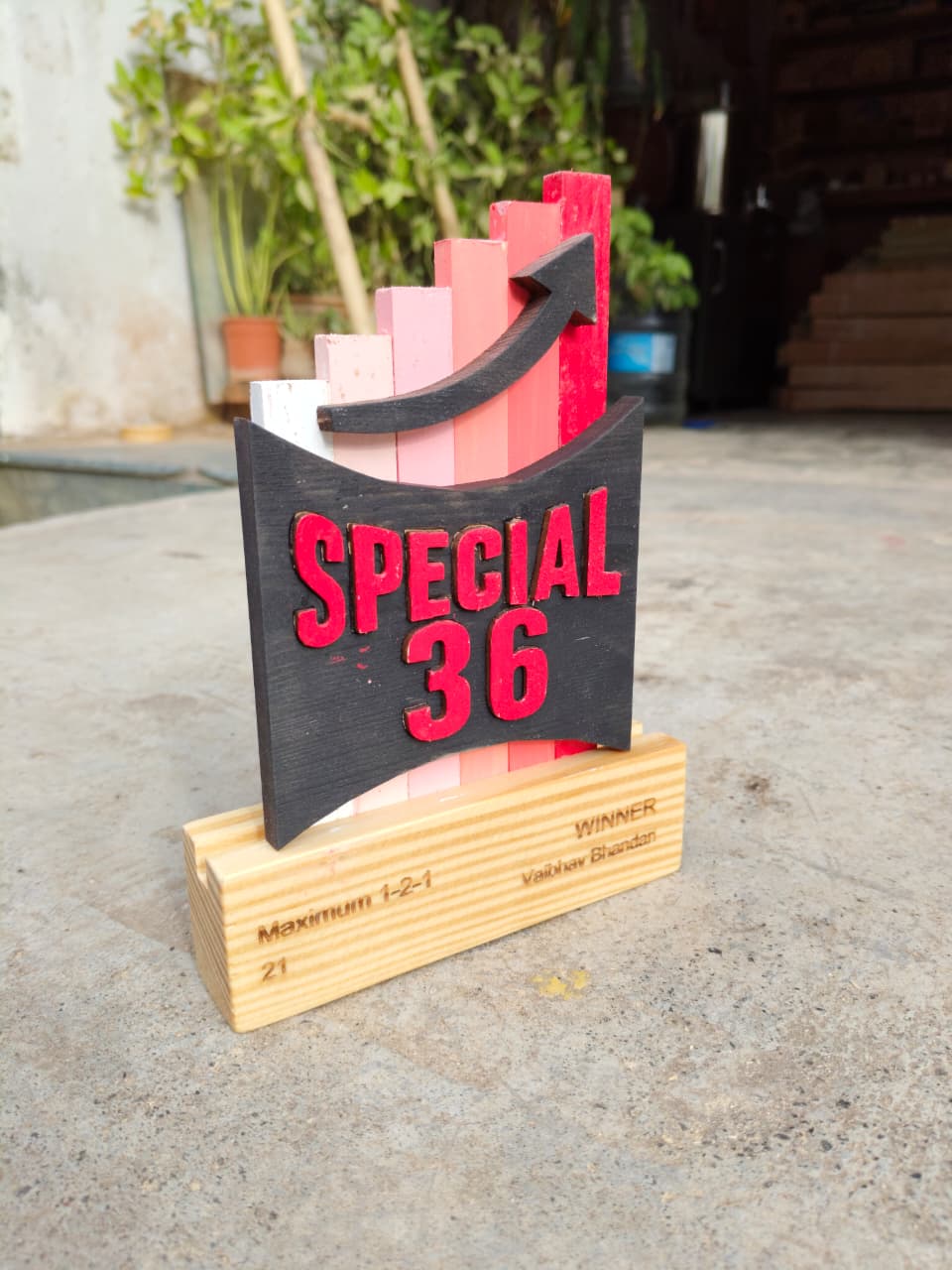 Wooden Trophy