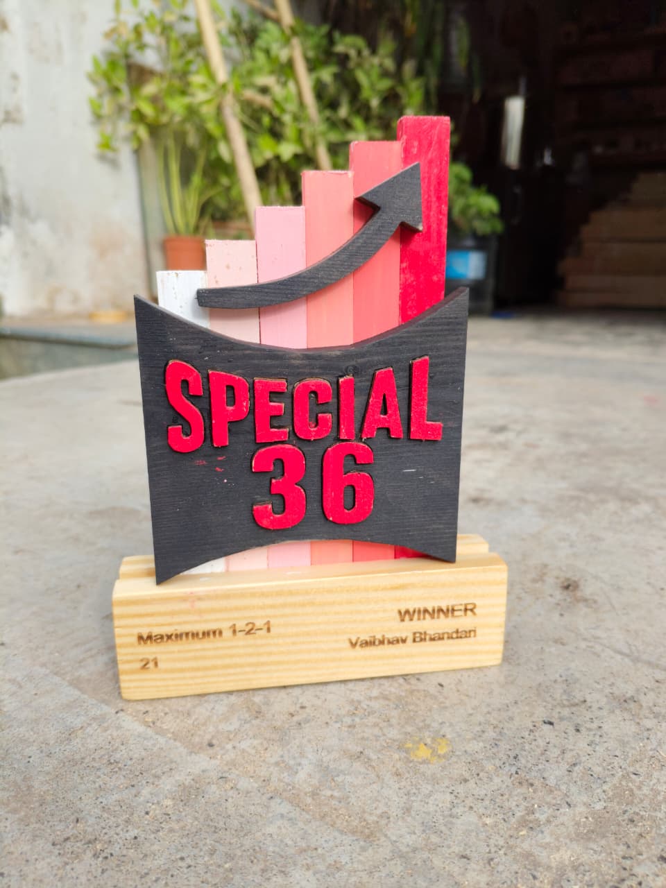 Wooden Trophy
