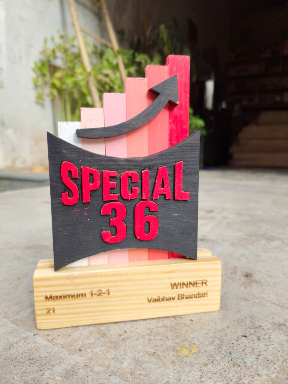 Wooden Trophy