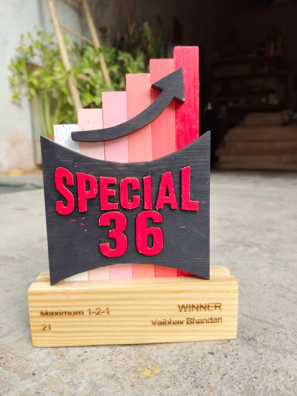 Wooden Trophy