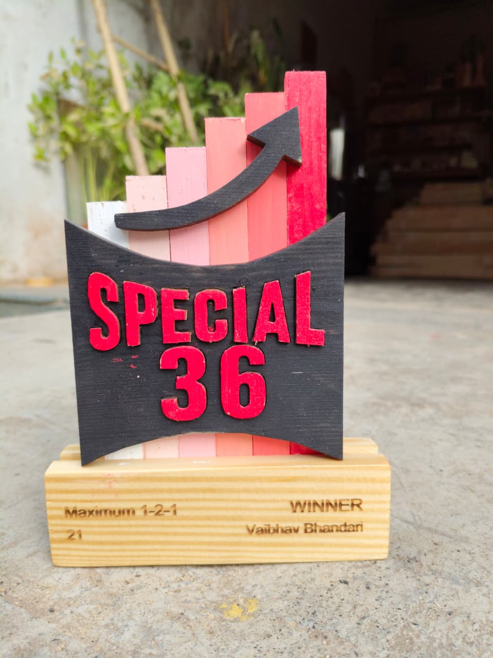 Wooden Trophy