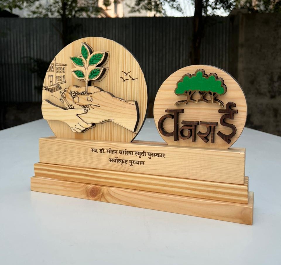 Eco-friendly wooden memento