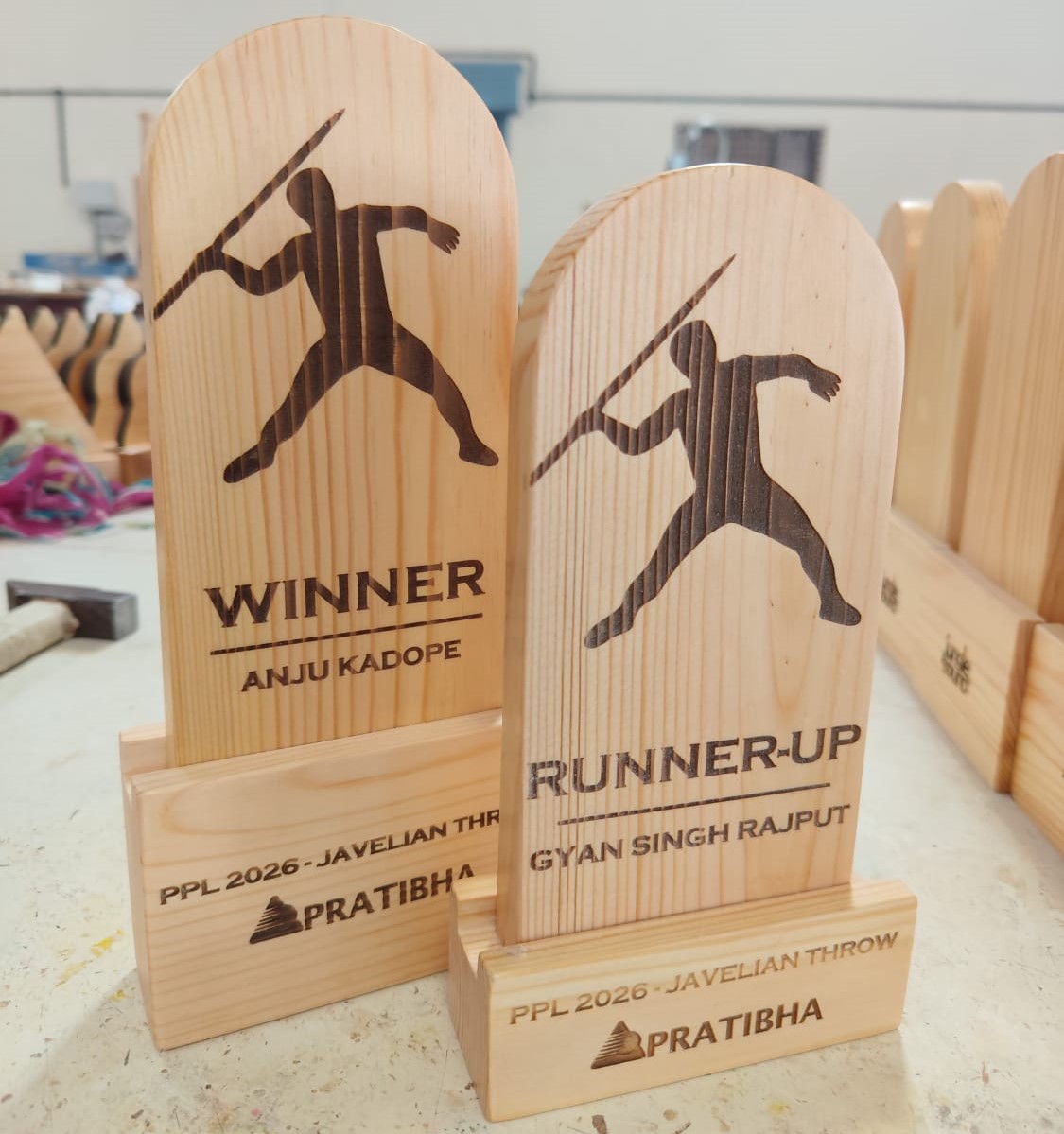 Wooden Sports Trophy