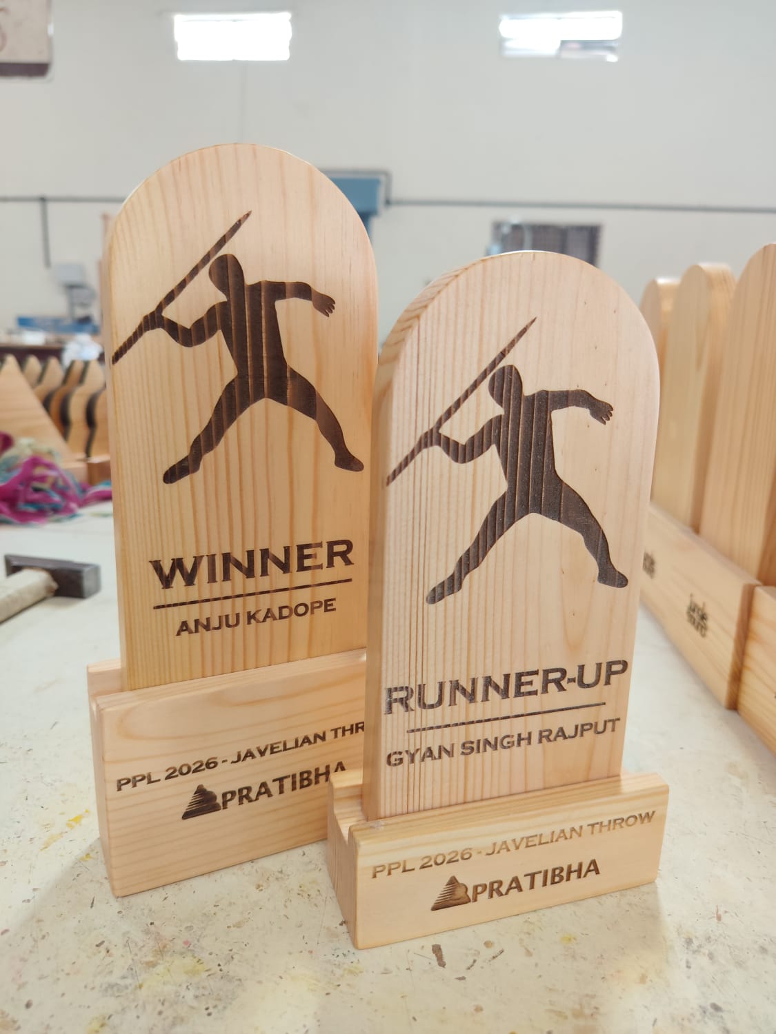Wooden Sports Trophy