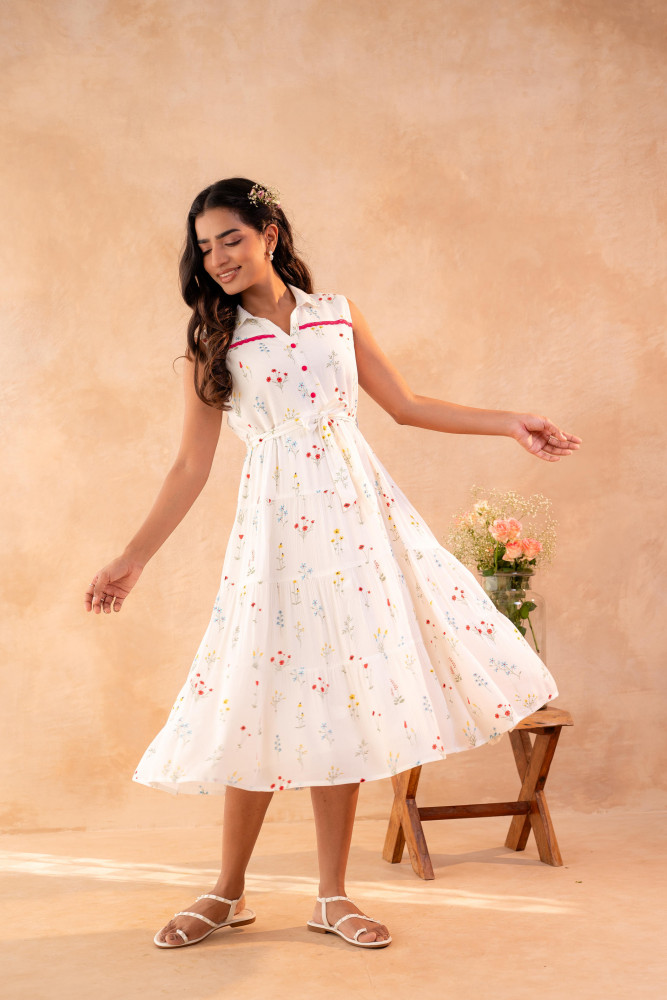 Whisper Bloom Summer Dress