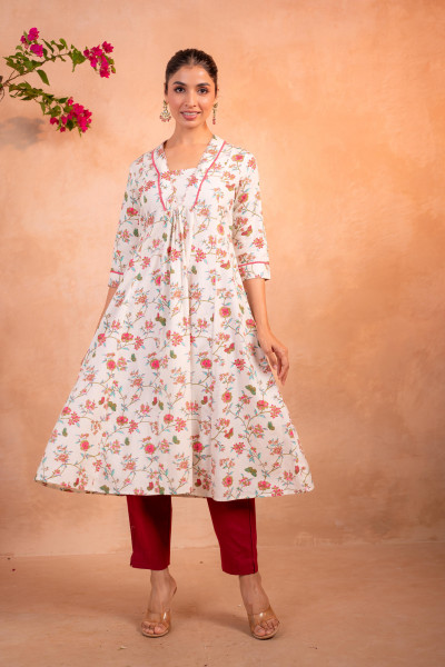 Ivory Garden Bloom Kurta