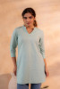 Mint  Ease Minimal Cotton Tunic