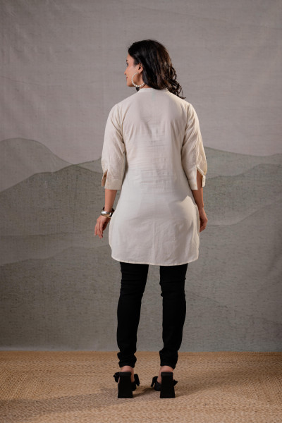 Off-White  Ease Minimal Cotton Tunic