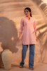Peach  Ease Minimal Cotton Tunic