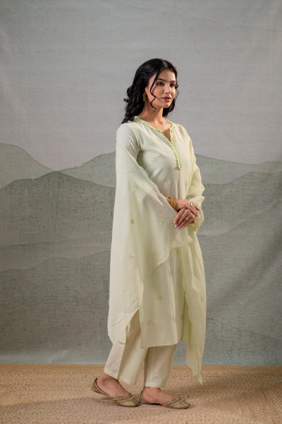 Lime Grace Minimal Suit Set