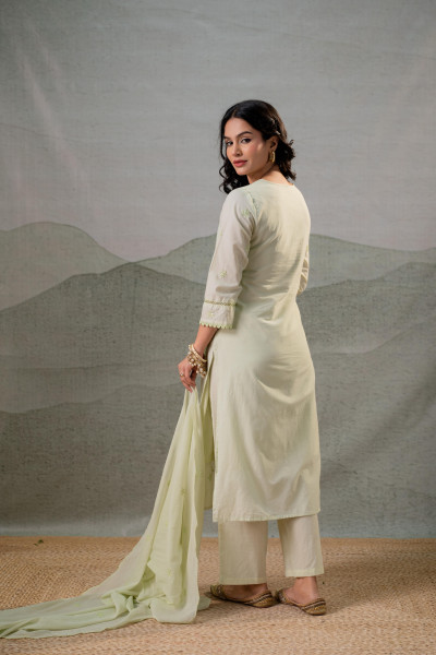 Lime Grace Minimal Suit Set