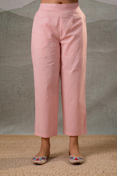 Peach Grace Minimal Suit Set