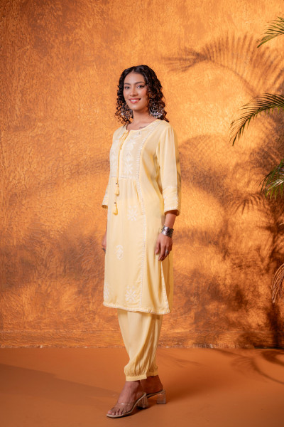 Sunshine Yellow Noor Kurta Set