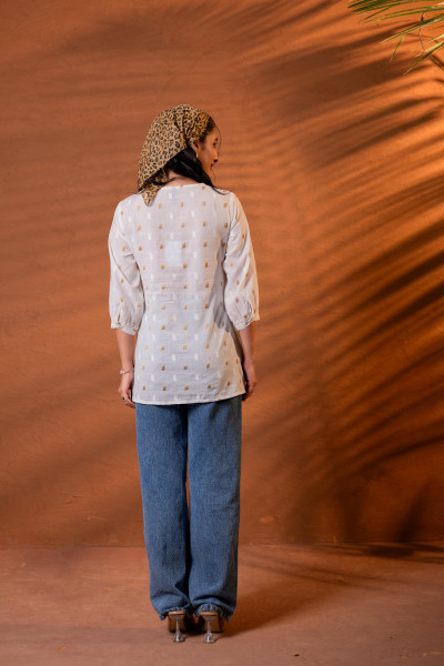 Off-White Meadow Tunic