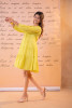 Pistachio Meadow Tiered Shirt Dress