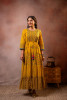 Rangriti Noor  Mustard Handcrafted Boho Dress