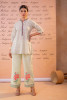 PistaGreen Blossom Kurta Set with Printed Palazzos