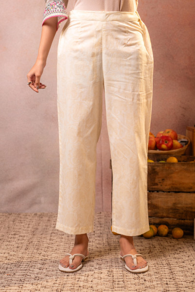 OffWhite Lotus Bloom Suit Set