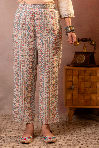 Off-White Blossom Printed Co-ord Set