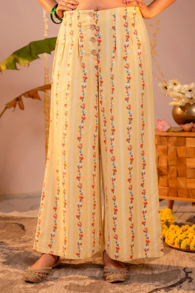 Palm Muse Beige Co-Ord Set