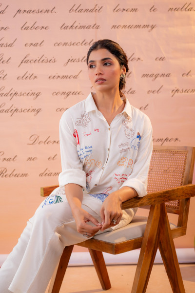 Cotton Scribble Muse Co-Ord Set