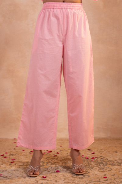 Blush Noor Printed Kurta Pant And Dupatta Set